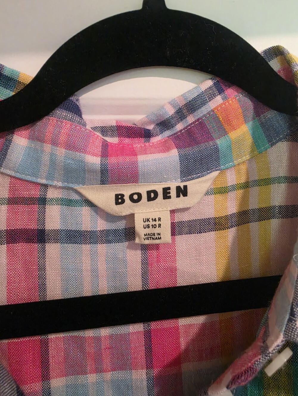 Boden Erma Drop Waist Linen Dress - Picture 3 of 5